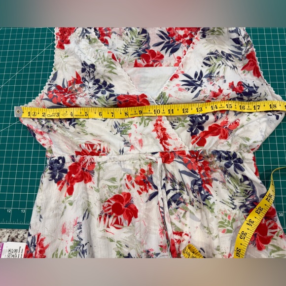 Eddie Bauer Floral Midi Dress Size 6 Cottagecore Summer Lightweight Cotton - Picture 4 of 10